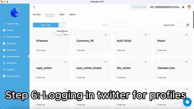 Automate Venom wallet task with GenLogin Automation browser смотреть онлайн