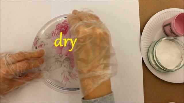 Decoupage Glass Plate - Diy Decoupage Plates - Decoupage Tutorial - Decoupage For Beginners