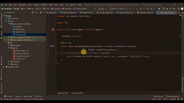 Text Slider Using Viewpager and Fragments | Android Studio Tutorials 2020 | Hindi / Urdu смотреть онлайн