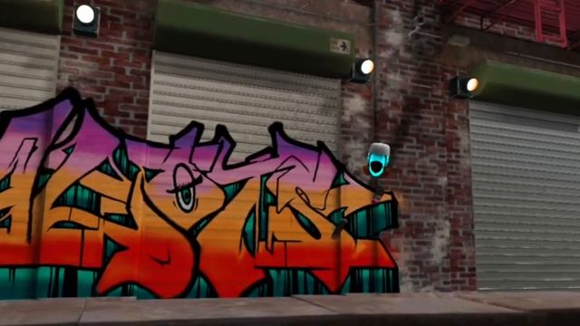 KINGSPRAY VR: Virtual Graffiti Ep. 2 - Alleyway (Timelapse) смотреть онлайн