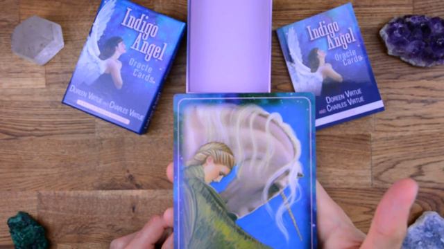 Review Indigo Angel Oracle Cards Engel Karten Doreen Virtue - Flipthrough + Mini Reading