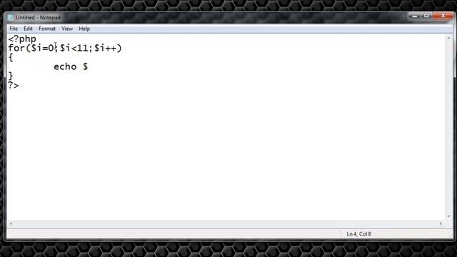 Display 1 to 10 Numbers in php смотреть онлайн