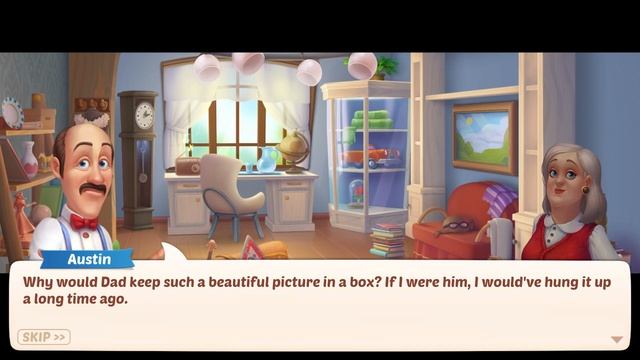 New Room - William's Study & Time Capsule - Playrix Homescapes смотреть онлайн