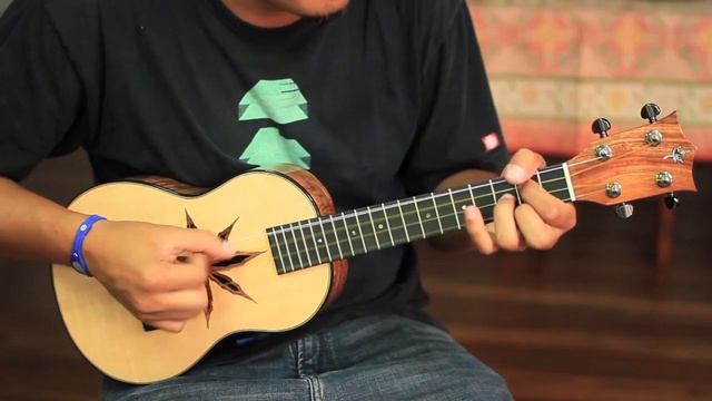 Corey Fujimoto - Ana'ole Tenor Ukulele- Custom Design смотреть онлайн
