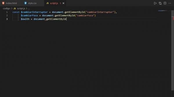 ? Encender bombilla con HTML CSS & JS