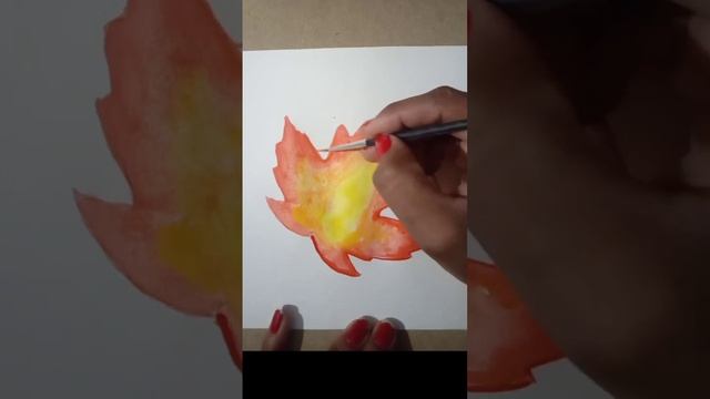 3D Maple leaf - watercolor Painting #Satisfying #CreativeArt смотреть онлайн