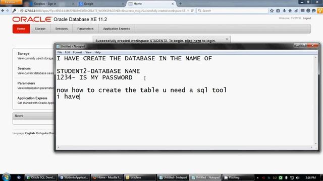 How to Create Database in Oracle 11g- Part 1 смотреть онлайн