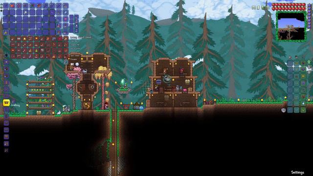 Terraria - Longplay No Commentary 100% Completion All Bosses Part 1