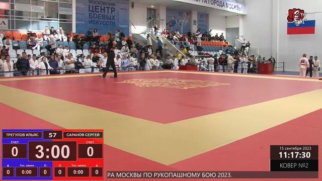 День 1. Ковер 2. Кубок мэра Москвы по рукопашному бою 2023 смотреть онлайн