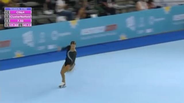 Emilia Zimermann 2022 Argentinian Tango Free Dance (World Skate Games) смотреть онлайн