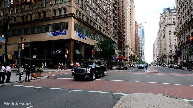【4K60】 Walking - Philadelphia: Center City, Walk around Philadelphia City Hall смотреть онлайн