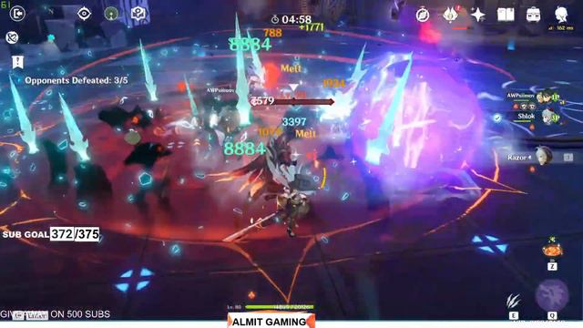 WELKIN GIVEAWAY | GENSHIN IMPACT BEST HU TAO BUILD SPYRALL ABYSS HINDI WITH ALL GUYS | INDIA LIV смотреть онлайн