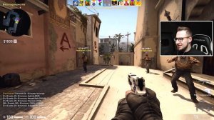ВСЯ БАНДА ЮТУБА В ОДНОМ ВИДЕО В КС ГО! БИТВА 5 НА 5 В ММ CS:GO