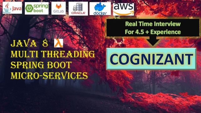 Cognizant || Java 8 || Spring Boot || Micro Services Interviews || Real Time Interview смотреть онлайн