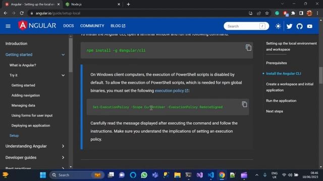 Angular 16 Tutorial in Hindi: setup in Windows 10 | How to install angular? смотреть онлайн