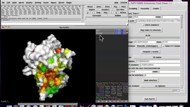 Installing And Running PyETV On A Mac With MacPyMOL (PyMOLX11Hybrid) + New Features