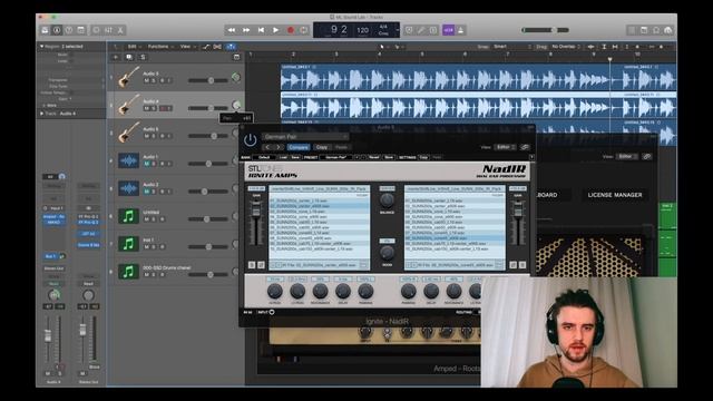 Тестируем бесплатные гитарный усилитель и кабинет сим. от ML Sound Lab / Amped Roots и MIKKO смотреть онлайн
