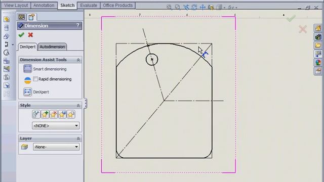 SolidWorks Tutorials - Intermediate Level Drawing Skills - Add Sketch смотреть онлайн