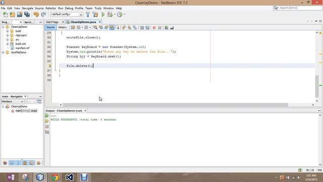 Java Writing to TextFile Delete the File смотреть онлайн
