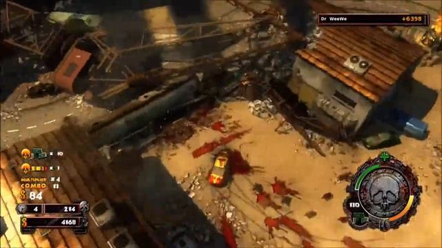 Zombie Driver Slaughter Mode Gameplay Xbox 360 смотреть онлайн