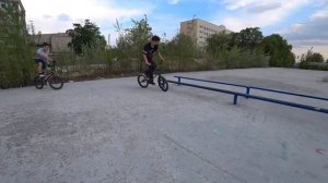 Жесткие падения на бмх...