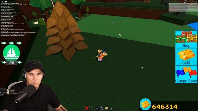WORKING HARPOON GRAPLING HOOK! Build a Boat смотреть онлайн