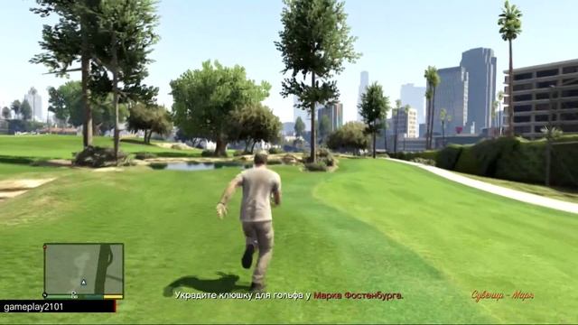 GTA 5 Прохождение на 100% ЗОЛОТО Все сувениры+каскадерский прыжок