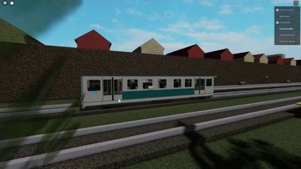 Поездка на футбол в крутой карте Robloxian Automatic Subway 2 (RAS2) по Suburban line