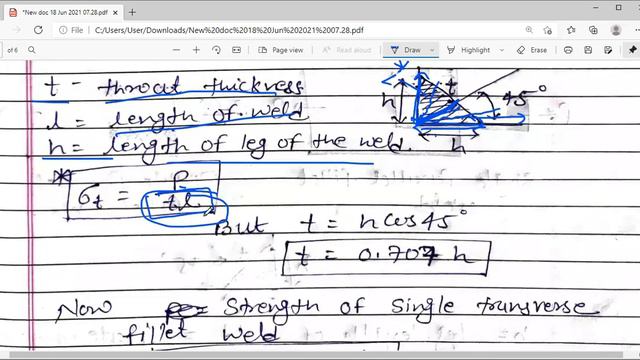 LECT.- 2 (DESIGN OF FILLET WELD) смотреть онлайн