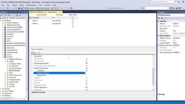 Microsoft SQL Server Database and Table Creation смотреть онлайн