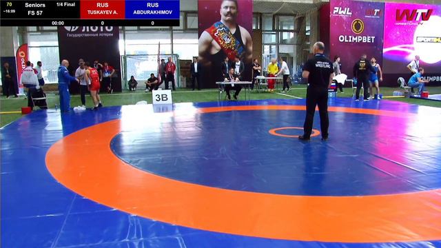 57 кг_ Тускаев Азамат — Абдурахимов Рамазан _ 1/4 финала _ PWL - 2022 смотреть онлайн