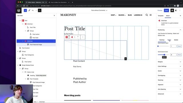 Single Post Templates explained - Makoney WordPress Magazine Block Theme (FSE) смотреть онлайн