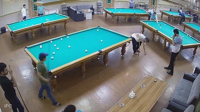 Парчамов Бегенч 11 лет - Партия с кия (8 шаров). смотреть онлайн