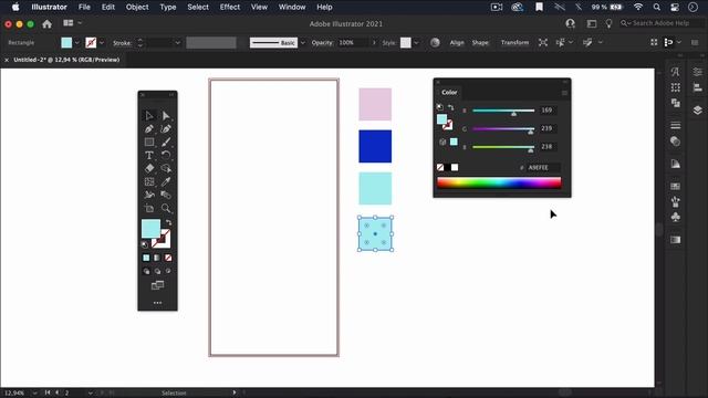 Make an Abstract Gradient Background in Illustrator смотреть онлайн