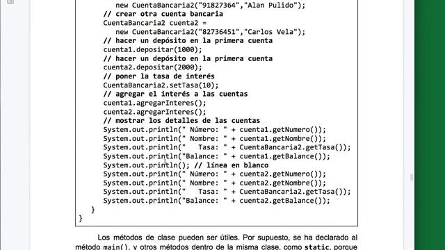 8.4 static 8.5 Inicializar Atributos 8.6 Clase ScannerFacil смотреть онлайн