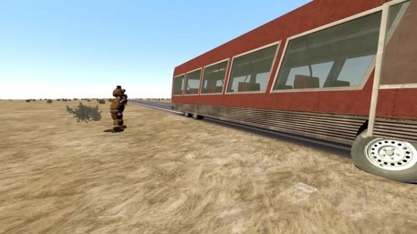 TORNADO Ruins Haunted Bus Trip! - Garry's Mod Gameplay