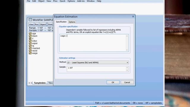 Eviews Tutorial смотреть онлайн