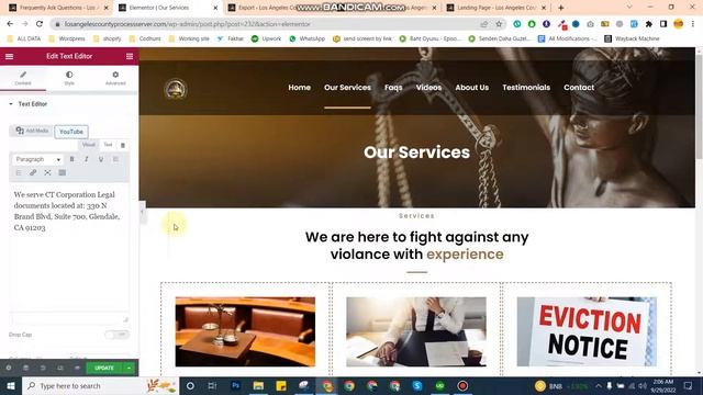 How to edit services page with elementor in WordPress смотреть онлайн