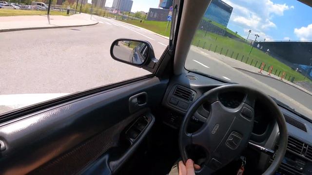 1997 Honda Civic [1.4 I 90 HP] | POV Test Drive #914 Joe Black