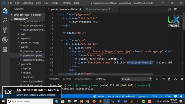 Components Communication in Angular 6+ | Angular 6 Tutorial in Hindi (2019) [#23] смотреть онлайн