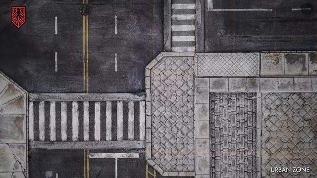 Kraken Wargames Urban Zone Mat смотреть онлайн