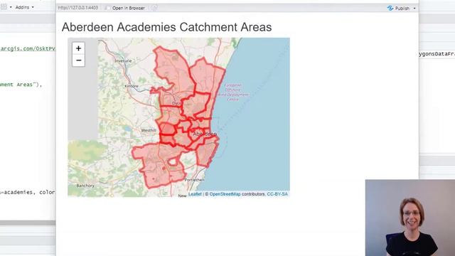 RShiny project - Plot polygons from GeoJSON file to leaflet map and plot circles from excel file смотреть онлайн