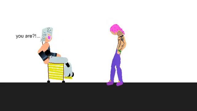 Polnareff dies-jojo (stick nodes )_Golden wind смотреть онлайн