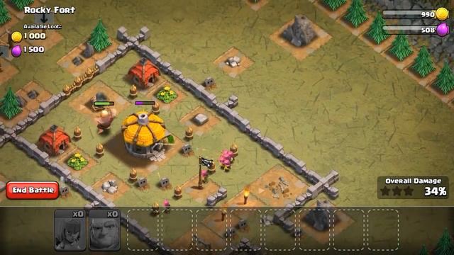 Attack Rocky Font(Clash of Clan) смотреть онлайн