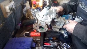 ЗАМЕНА ПОМПЫ НА MITSUBISHI PAJERO