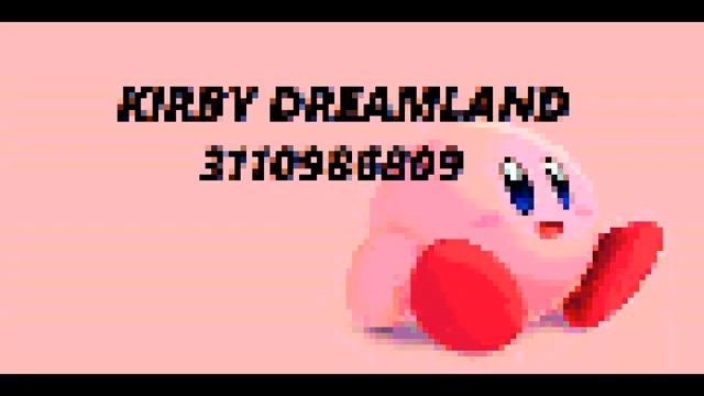 Kirby dreamland theme(Roblox id) смотреть онлайн
