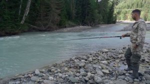 Форелевая рыбалка на Кавказе. Trout fishing. Рыбалка в горах. Рыбалка в КЧР. Горная форель. Горы.