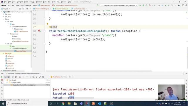 Spring Security - Lesson 33 - Integration testing for Spring Security implementations - Part 1 смотреть онлайн