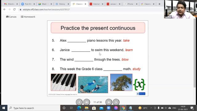 English Grammar Lesson I Present Continuous Tense смотреть онлайн