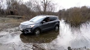 Ford kuga offroad  Где спасует форд в песках, грязи, горках или в реке???